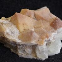 Quartz On Fluorite