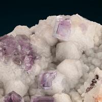 Fluorite On Quartz