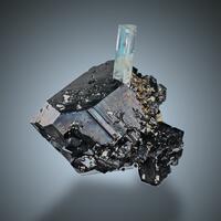 Aquamarine & Schorl