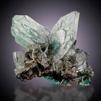 Baryte & Malachite