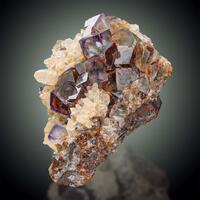 Fluorite On Quartz