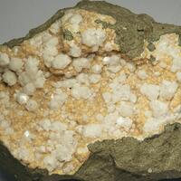 Fluorapophyllite On Natrolite