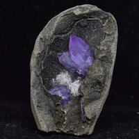 Amethyst On Chalcedony