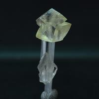 Calcite On Scolecite