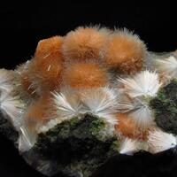 Mesolite On Heulandite