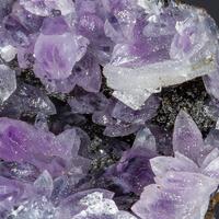 Amethyst Chabazite Smectite Group & Calcite