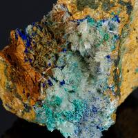Azurite Aragonite & Malachite
