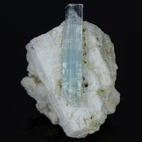 Aquamarine On Albite