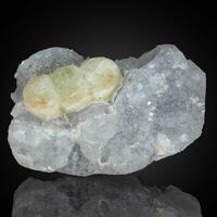 Fluorite On Quartz
