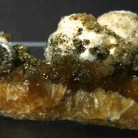 Natrolite Stilbite & Pyrite