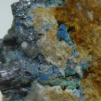 Linarite Galena & Malachite