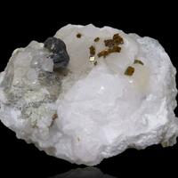 Pyrite Sphalerite & Calcite
