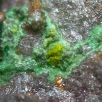 Vésigniéite Malachite Cuprite & Copper