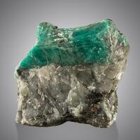 Emerald On Orthoclase & Biotite