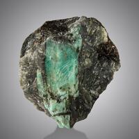 Emerald On Orthoclase & Biotite