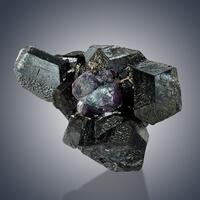 Schorl Fluorite Goethite Psm Siderite
