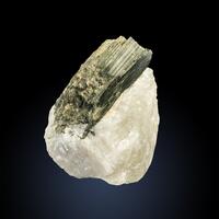 Tourmaline On Quartz