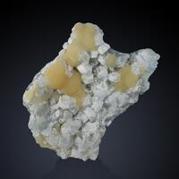 Fluorite On Apophyllite