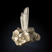 Quartz On Pyrite