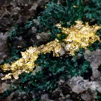 Gold Malachite & Hematite