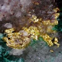 Gold Malachite & Bornite