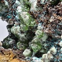 Smithsonite & Hemimorphite & Aragonite