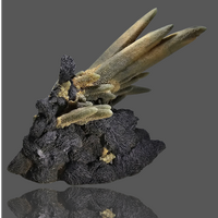 Prase On Magnetite & Hematite