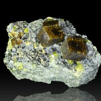 Andradite Diopside & Biotite