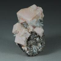 Rhodochrosite Quartz & Arsenopyrite