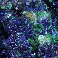 Azurite & Zincolivenite