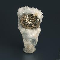 Pyrite On Calcite