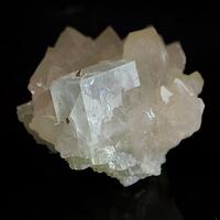 Fluorite Pyrite On Quartz