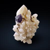 Fluorite On Quartz