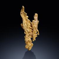 Native Gold With Porpezite