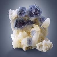 Fluorite With Calcite