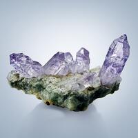 Amethyst With Calcite