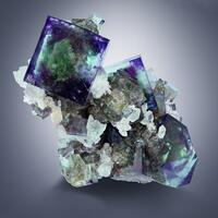 Fluorite With Quartz