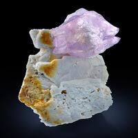 Rose Quartz On Microcline