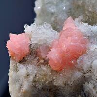 Rhodochrosite & Rock Crystal