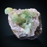 Prehnite On Calcite