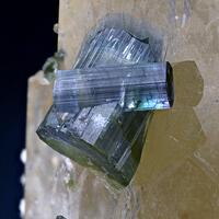 Elbaite On Citrine