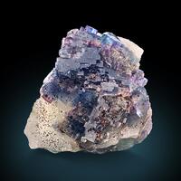 Fluorite On Quartz