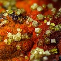 Pharmacosiderite On Limonite