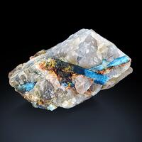 Heliodor & Aquamarine In Quartz