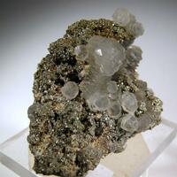 Calcite On Pyrite