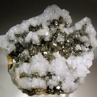 Pyrite With Calcite