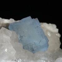 Fluorite On Quartz