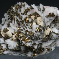 Chalcopyrite Ankerite On Baryte