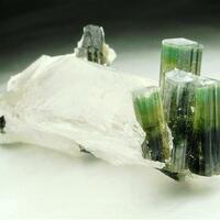 Elbaite With Quartz