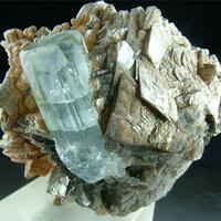 Aquamarine With Muscovite